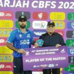 Sharjah Cricket’s Business Development Manager Khalid Shah cracks 96 in UAE Kings XI triumph