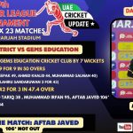 Century machine Aftab Javed’s fourth century in five matches lifts Seven Districts Cricket Academy into the final